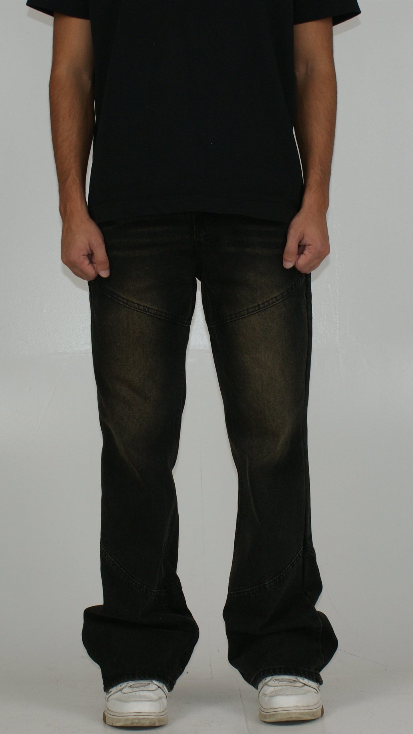 Flared Jeans Black