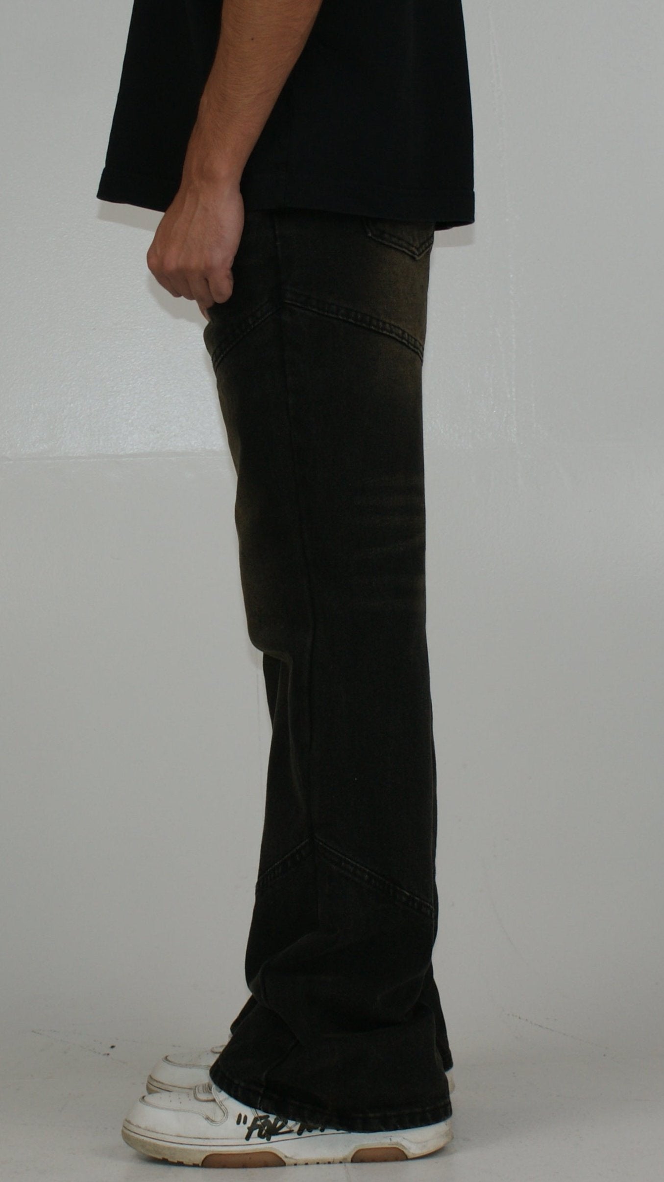 Flared Jeans Black